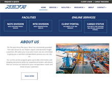 Tablet Screenshot of novafreight.net